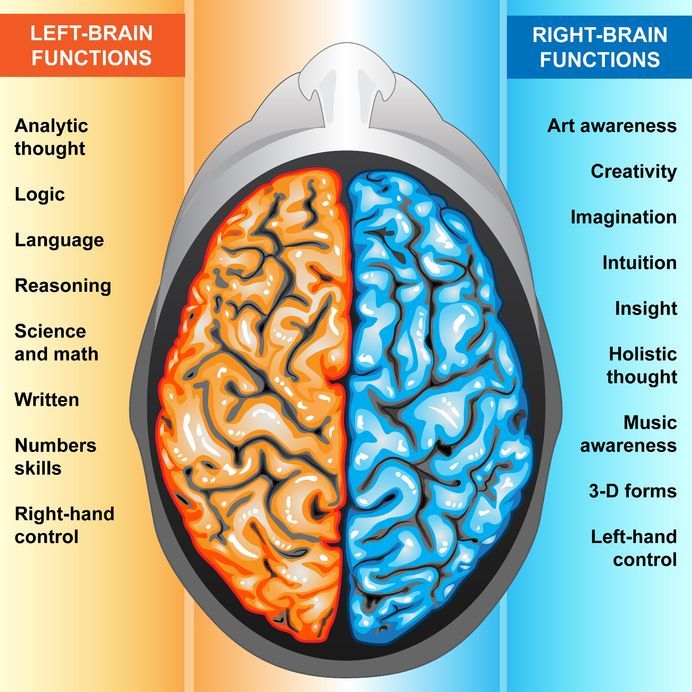 Left-Right Brain Integration, Increase Cross-Talk Between the Hemispheres